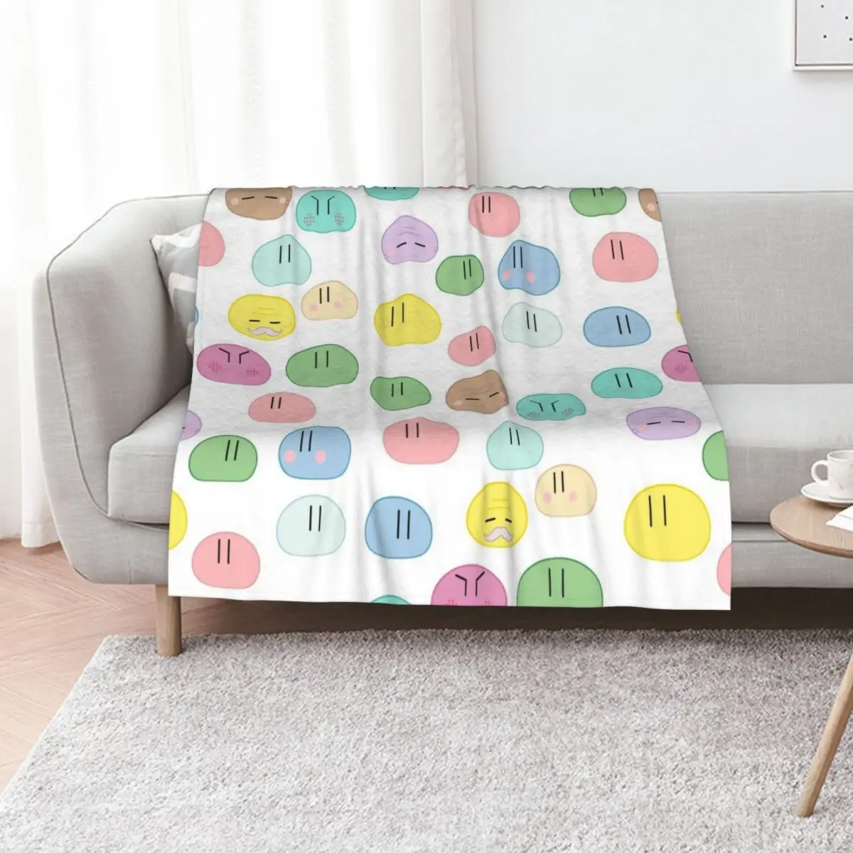 

Dango Daikazoku - The Big Dango Family Throw Blanket Decorative Beds Single Comforter Baby Blankets