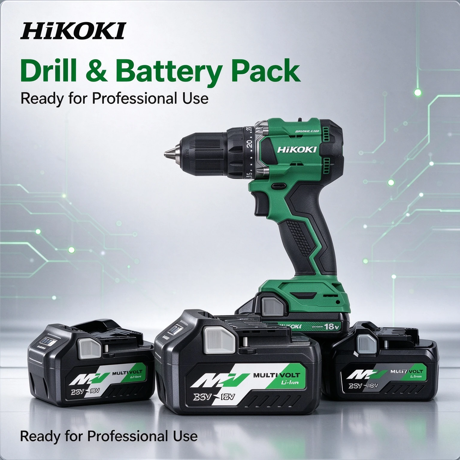 HiKOKI 18V/36V 5.0/8.0Ah BSL36A18 Lithium Battery, stabilized current output,For with DS18DG handheld brushless impact drivers