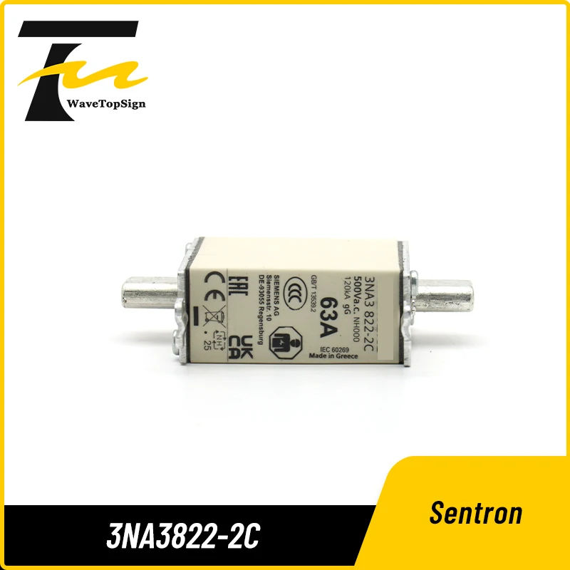 wavetopsign Fuse Link 3NA3822-2C High Breaking Capacity Industrial Protection Fuse