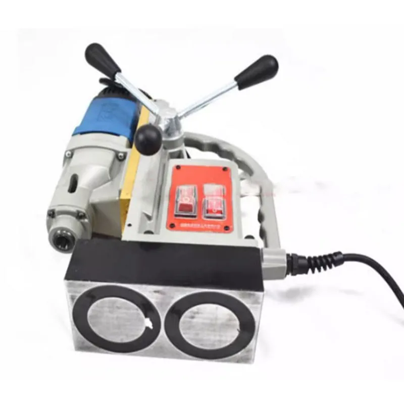 15000N Rig Pengeboran Magnetik Kelas Industri Bor Magnetik Tekan Mesin Rig Pengeboran Bench Mag Listrik untuk Insinyur