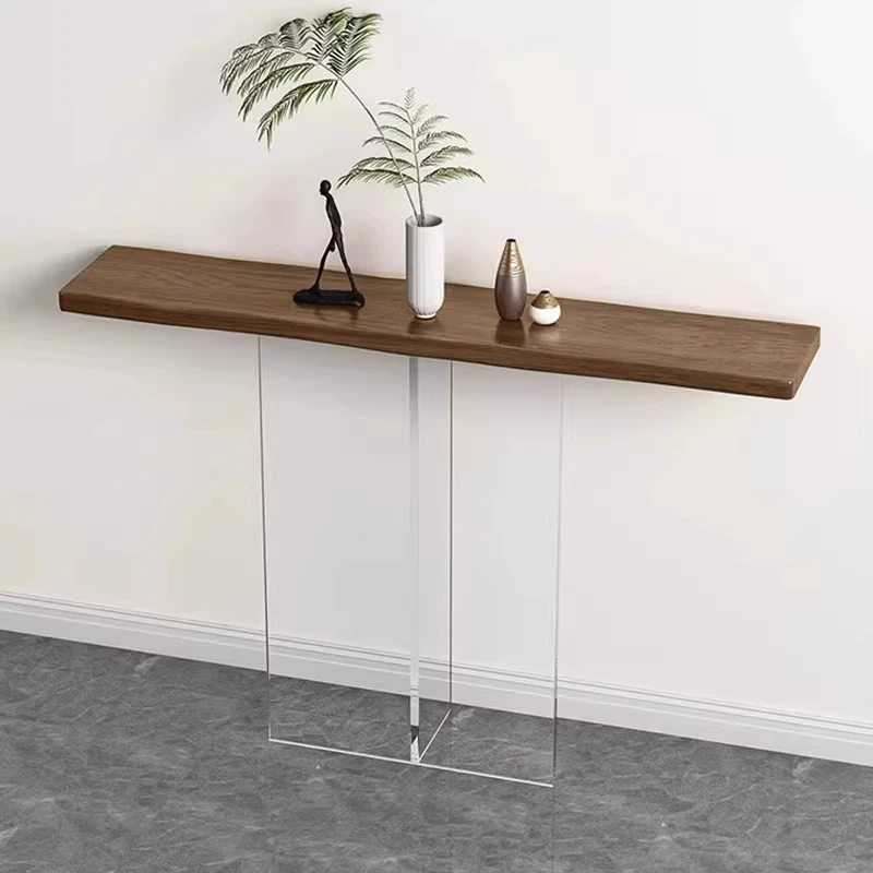 European Modern Console Table Simple Acrylic Thin Premium Console Table For Hallway Entry Tisch Wohnzimer Möbel Furniture