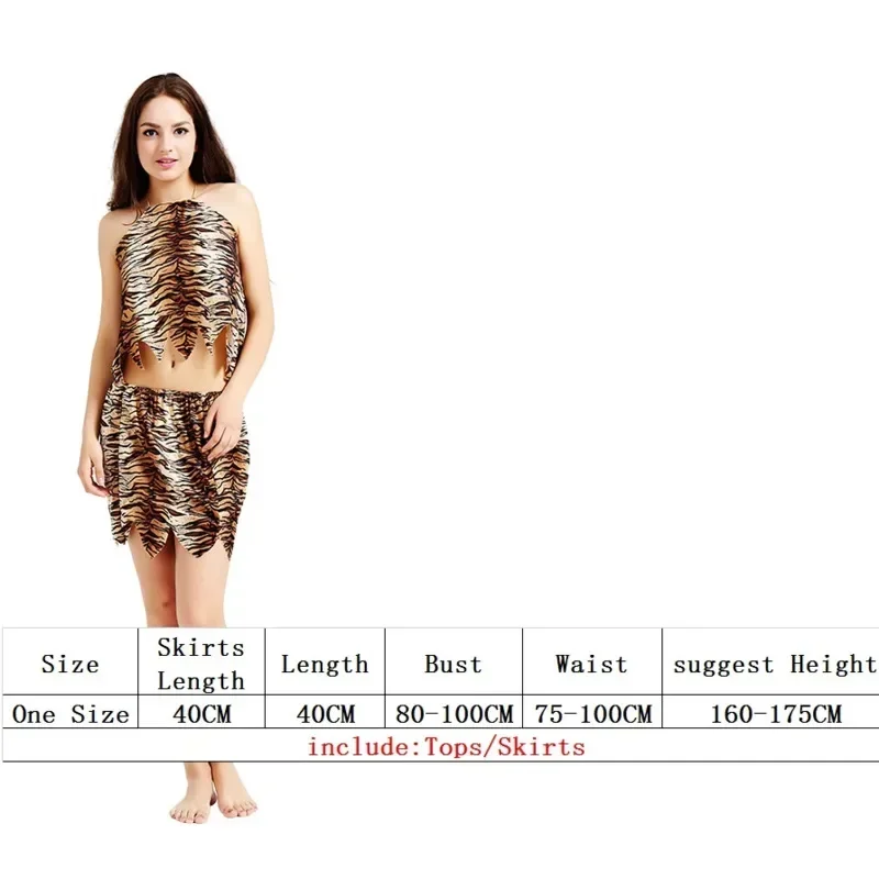 2025 أزياء الهالوين ليوبارد سوفاج أوم ديس كافرنس كرودز فلينستونز بديلة مثيرة أزياء الهندي فيتيمنتس أزياء كرنفال