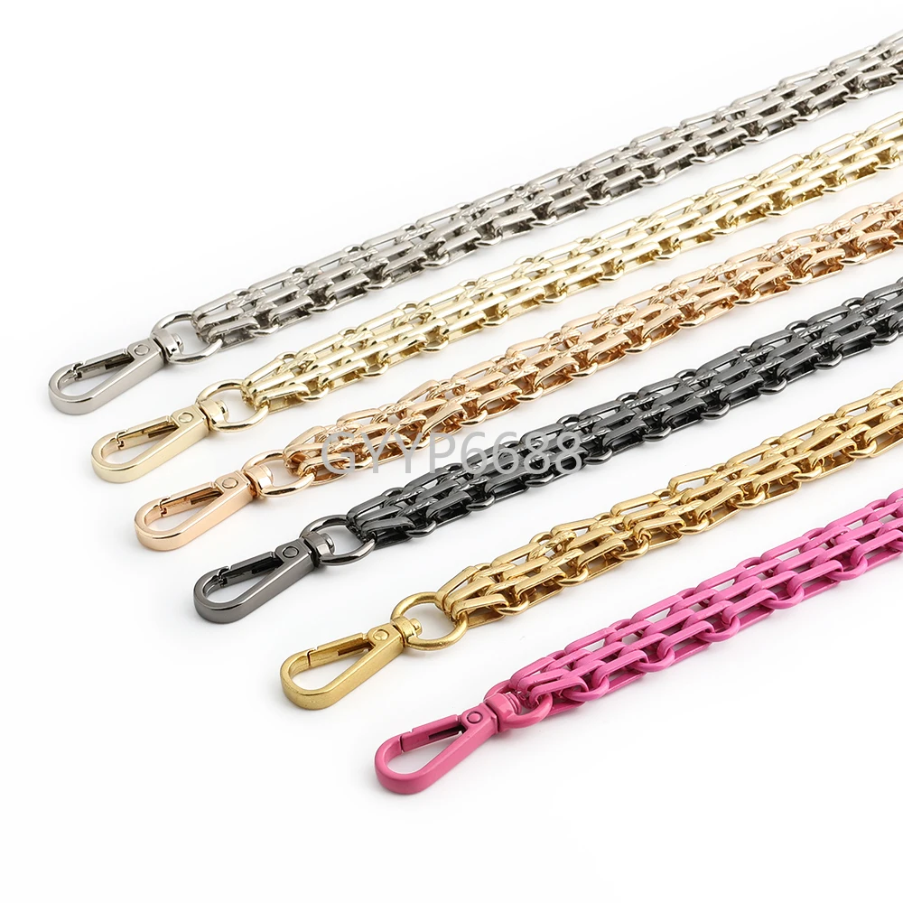 5 قطعة 12 مللي متر 17 مللي متر 30 سنتيمتر 60 سنتيمتر 100 سنتيمتر 120 سنتيمتر قوي الحديد حقيبة سلسلة حزام ل حقيبة يد الكتف الشرير الصخرة محفظة DIY إكسسوارات الأجزاء الداخلية للكمبيوتر #2