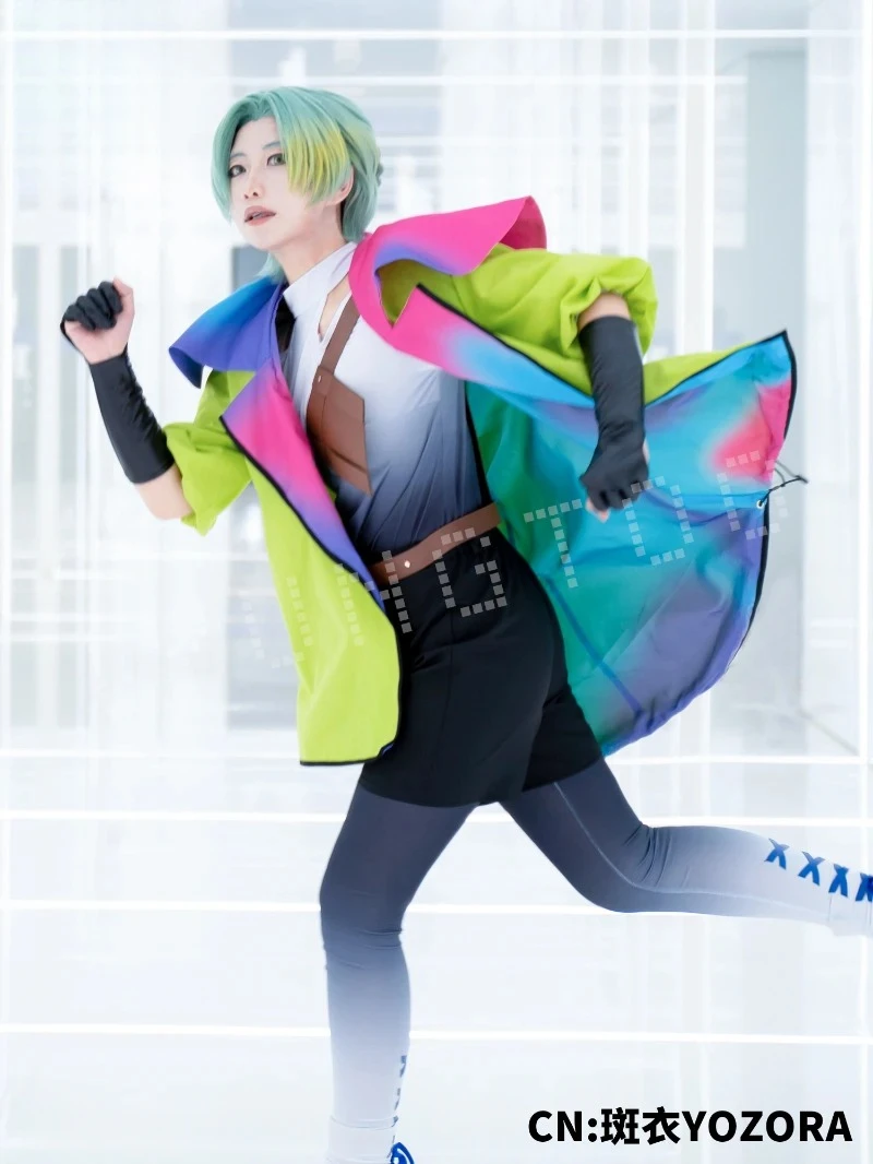 GNOSIA Yuri Cosplay Costume Men women new fashionable jackets vests shorts socks props Halloween carnival Yuri uniforms HCos view 3