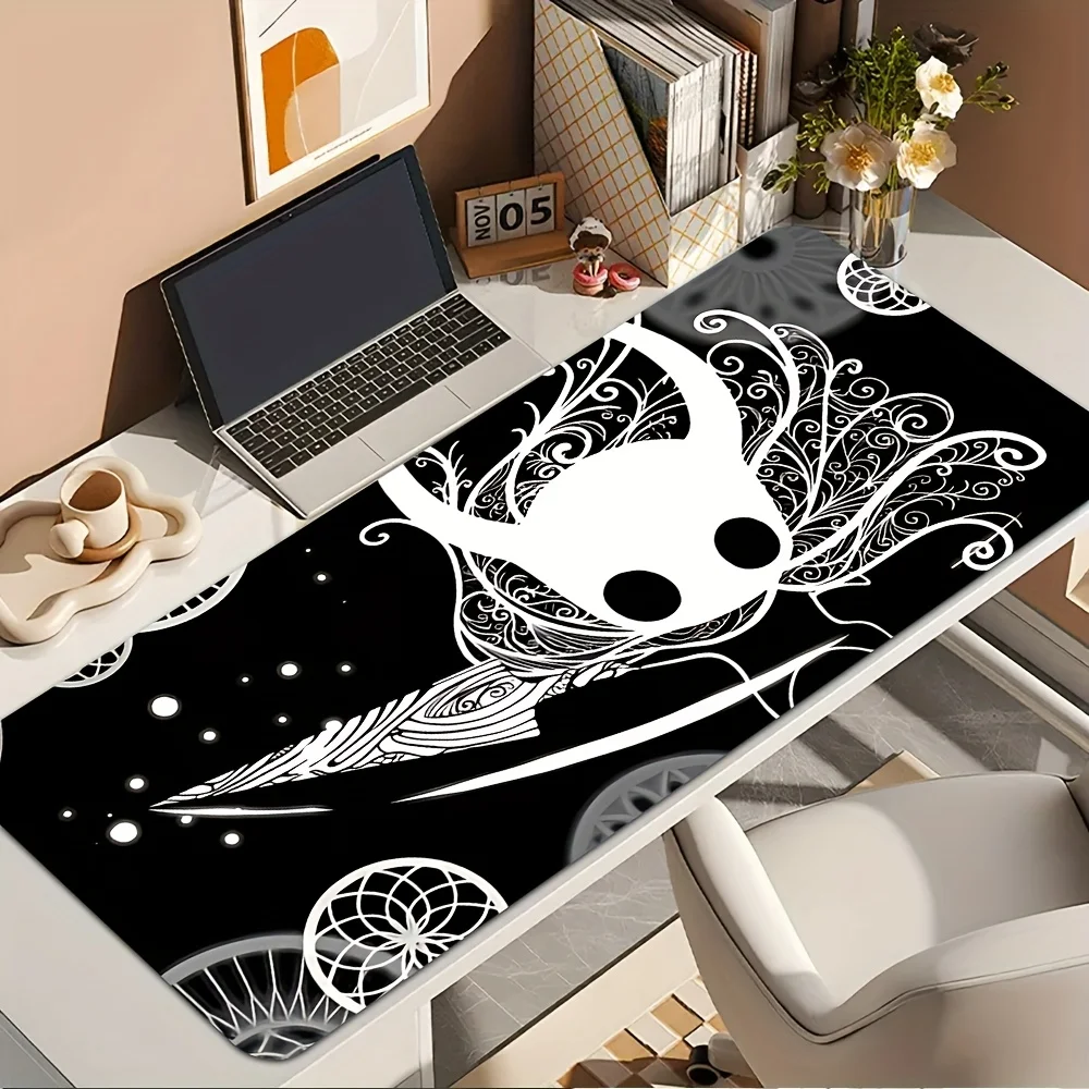 Modern Desk Mat Mouse Pad Professional Desk Mat Soft Cloth Surface Stable Rubber Base for Gaming PC Laptop Keyboard Desk Setup D