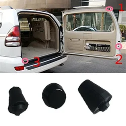 3Pcs/set Rear Tailgate Cushioning Granular Pad For Land Cruiser For Toyota Prado LC120 2003-2009 Black Auto Accessories