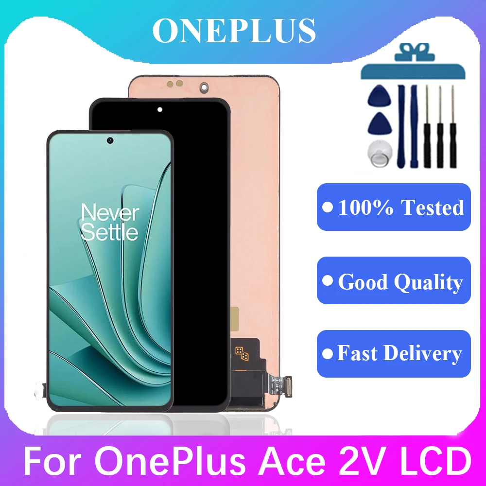 

6.74 inch AMOLED For Oneplus Ace 2V PHP110 LCD Display Touch Screen Digitizer Assembly Replacement For Oneplus Ace 2V Screen