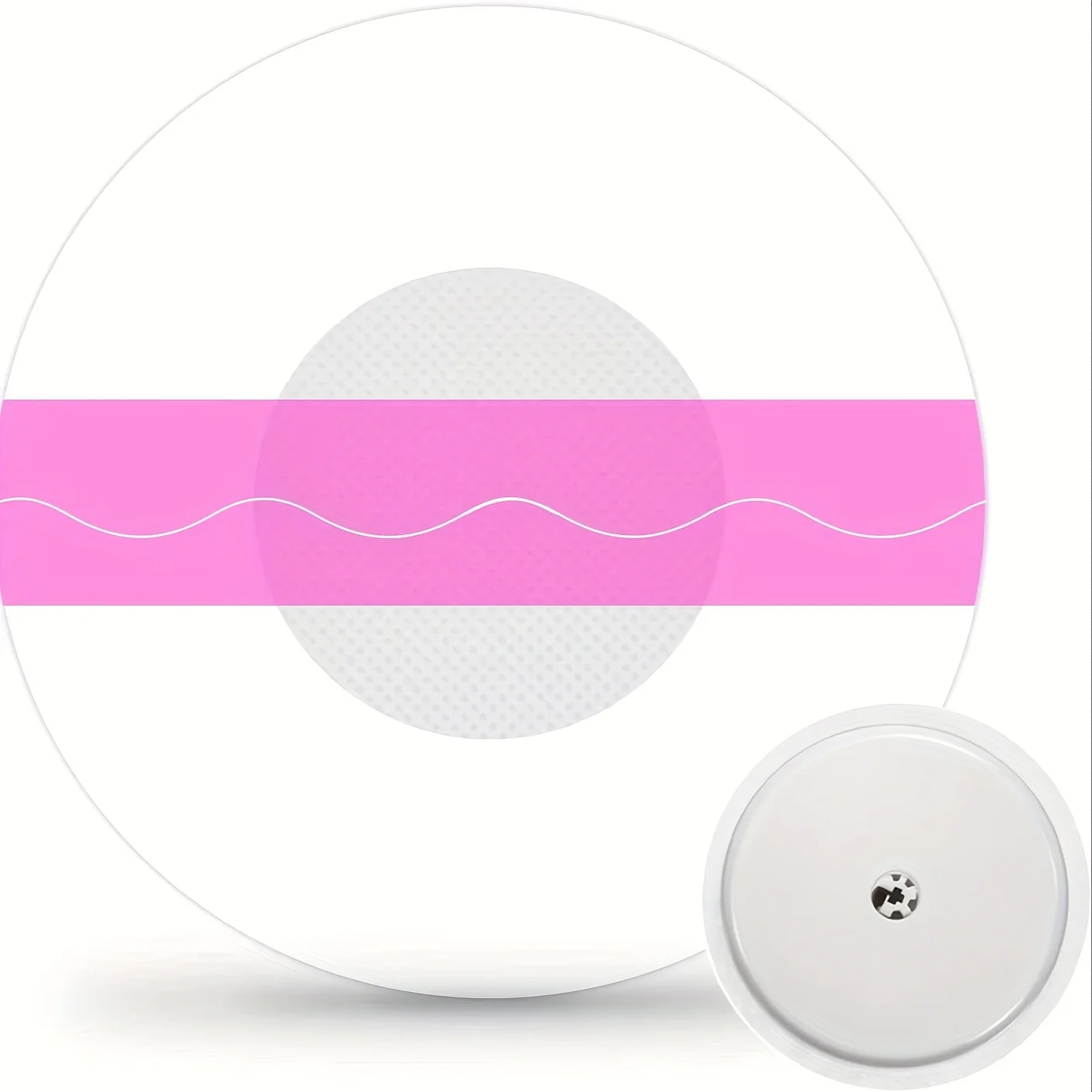 Waterproof Freestyle Sensor Cover for Libre 3 - Hypoallergenic, Latex-Free, 14-Day Wear, Pink Adhesive Patch, 20/30 Pcs