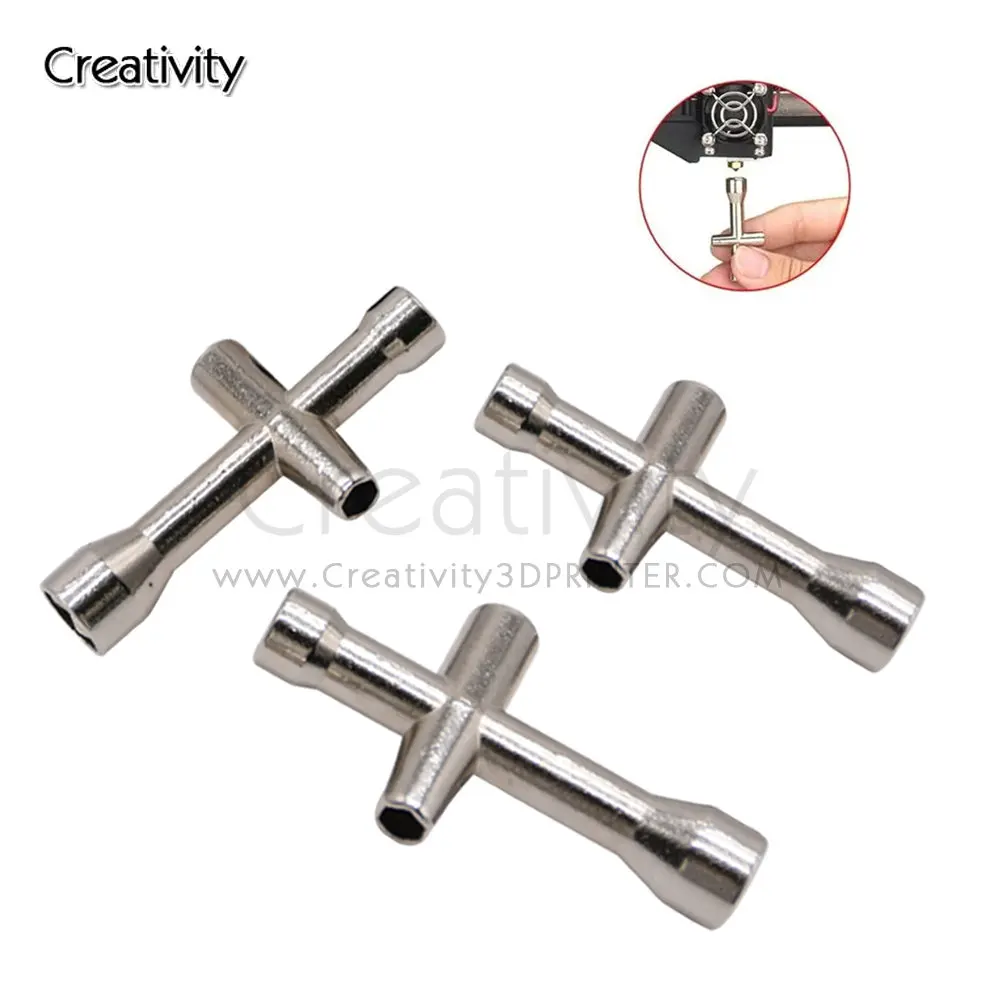 1/5/10/50PCS Mini M2 M2.5 M3 M4 Screw Nut Hexagonal Cross Wrench Sleeve Maintenance Tool 4 Size  Cross Sleeve Wrench