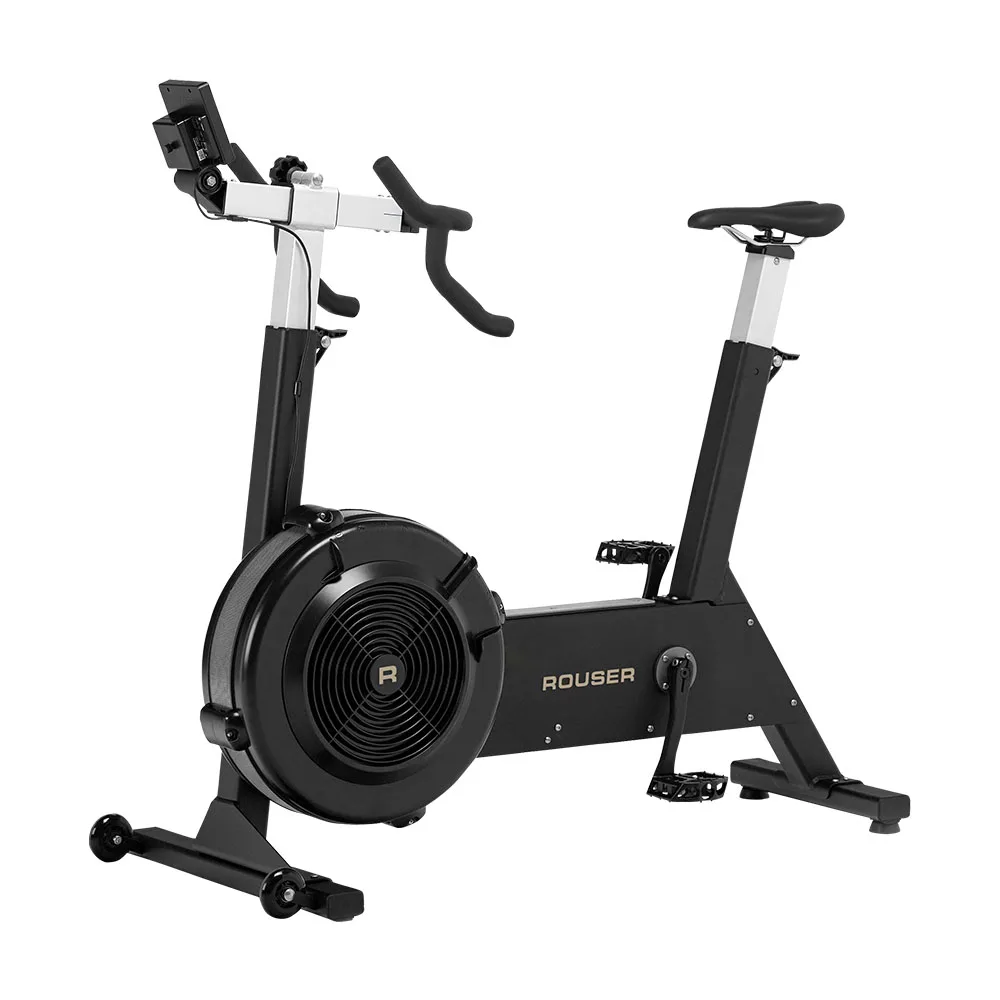 STLF Rouser Fitness Commercial Fan Exercise Bike Upright AirBike Indoor Cycling Stationary Bicycle Fitness Equipment Air Bike
