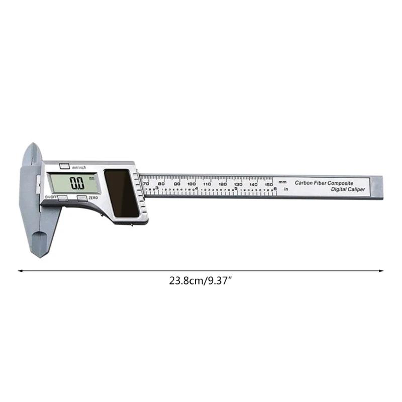 G6DA calibro a corsoio digitale 150mm micrometro elettronico da 6 pollici-carica solare a pinza