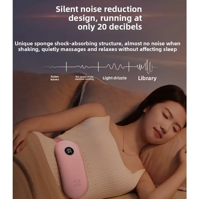 Warm Therapy Belt - Herbal Heat Massage with LCD Display & Rechargeable Function