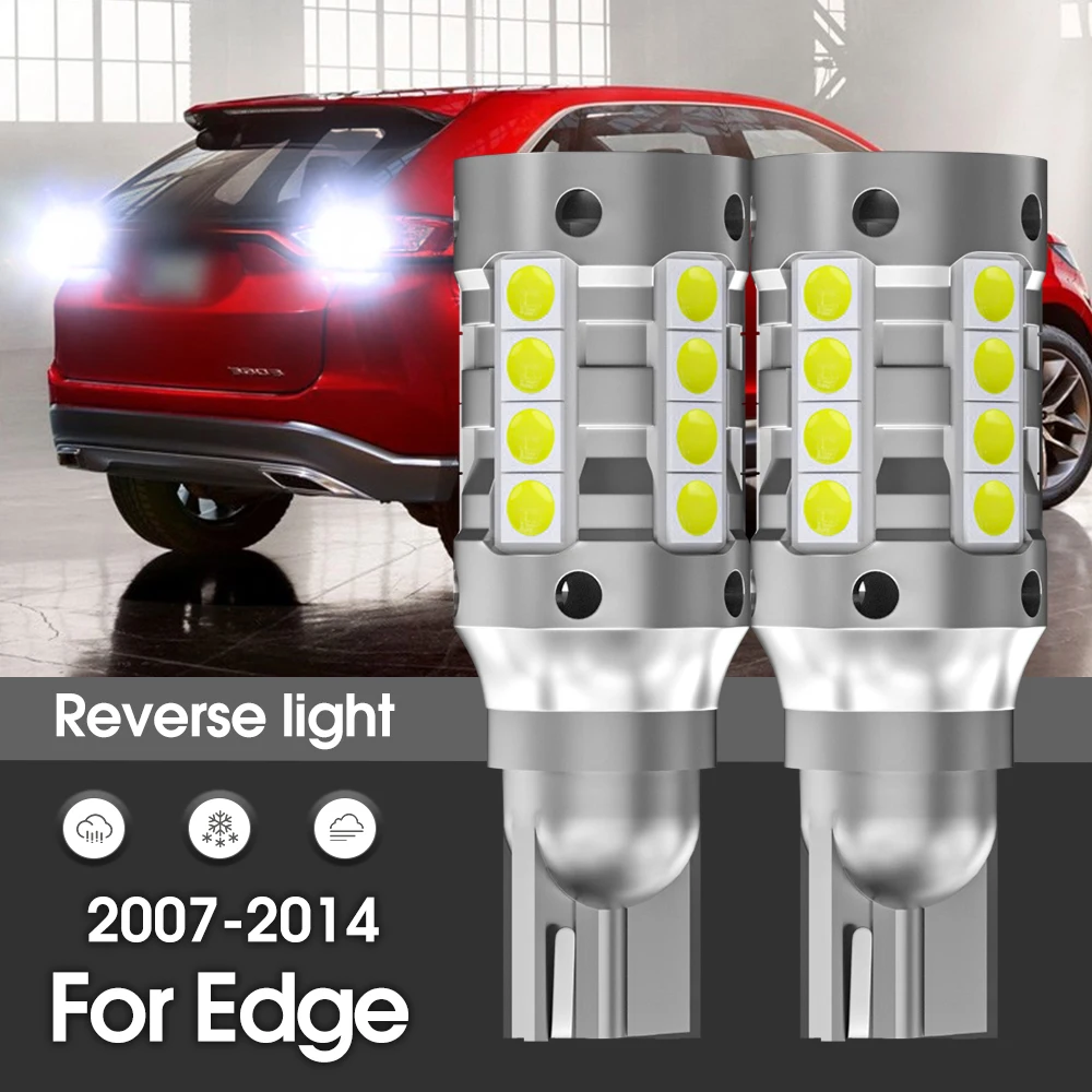 

Canbus LED Reverse Light Backup Lamp 2pcs Accessories For Ford Edge 2007 2008 2009 2010 2011 2012 2013 2014