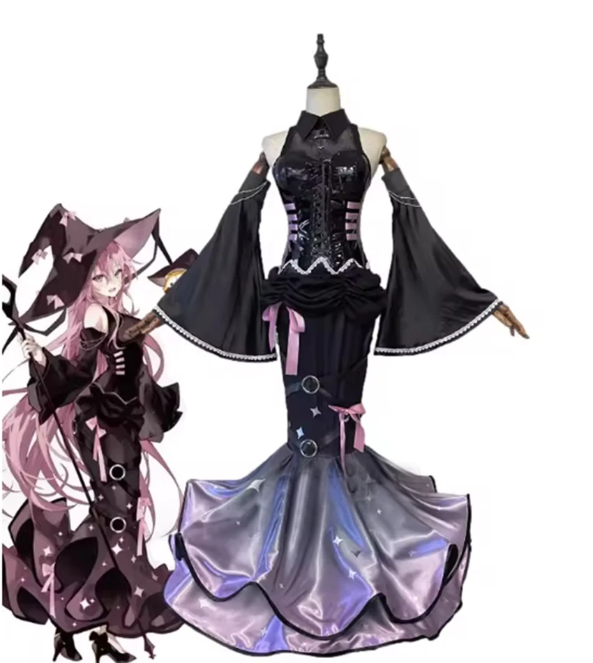 2025 Anime Project Sekai Colorful Stage Cosplay Costume Mikuu Luka Cocktail Dress Halloween Woman Roleplay Disguise Wear