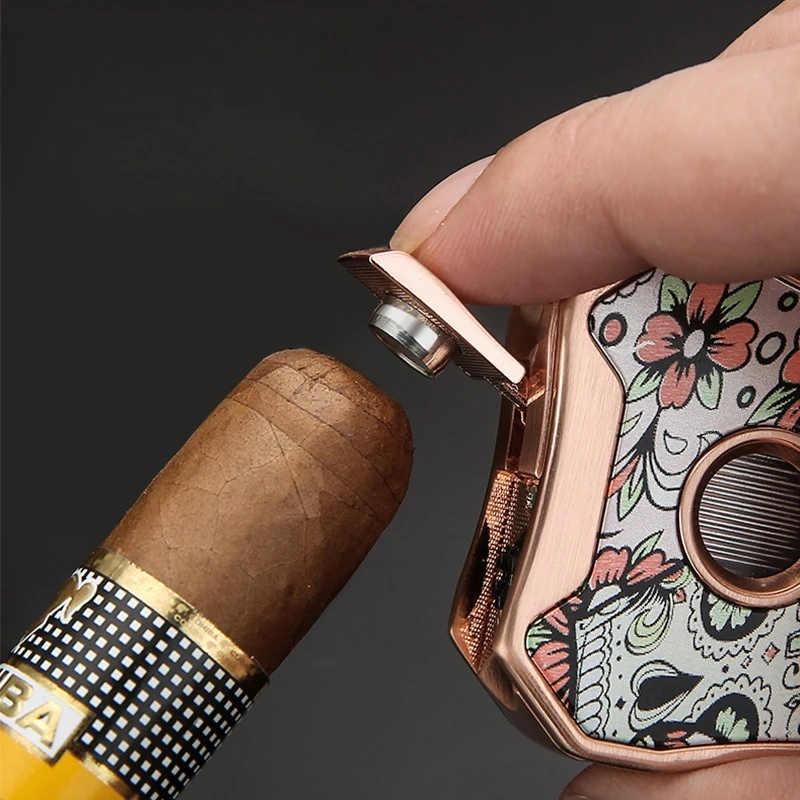 بيشينغ جينشان رقم. 1 ولاعة سيجار خاصة محمولة مقاومة للرياح وقابلة للنفخ مباشرة مصدر التجارة الخارجية عبر الحدود