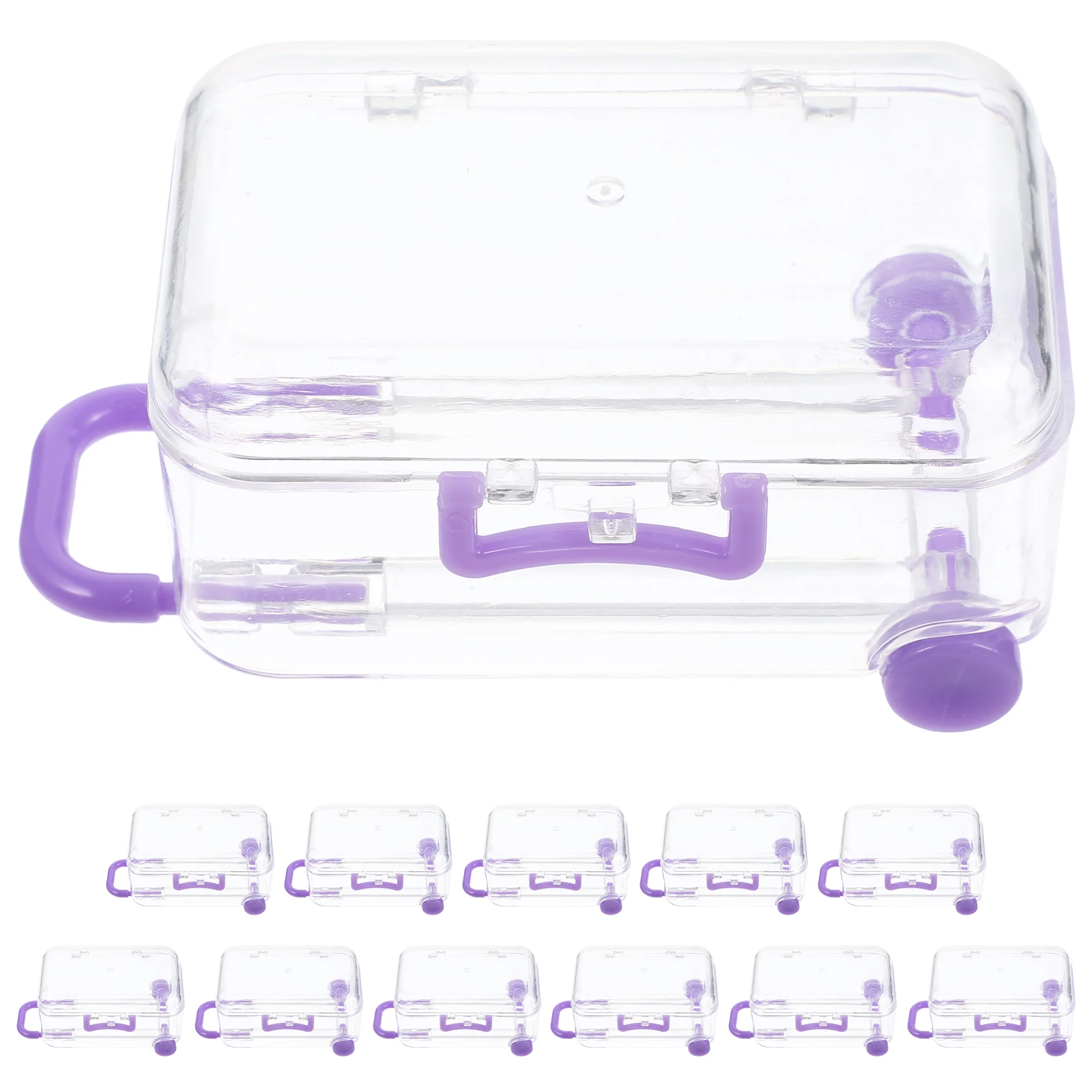 

12Pcs Suitcase Style Candy Box Wedding Favor Gift Packing Travel Themed Party Decor Mini Luggage for Cookies Chocolates