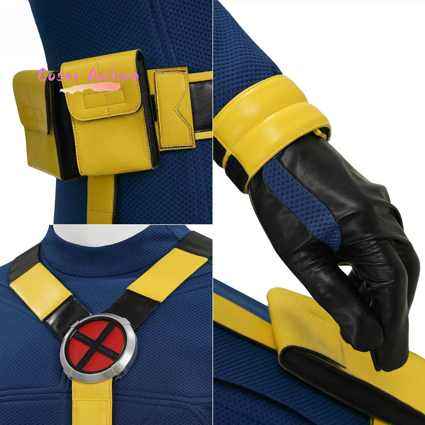 Disfraz de Cyclops de Scott Summers, uniforme para Halloween, carnaval, fiesta, Navidad, ropa para juegos de rol
