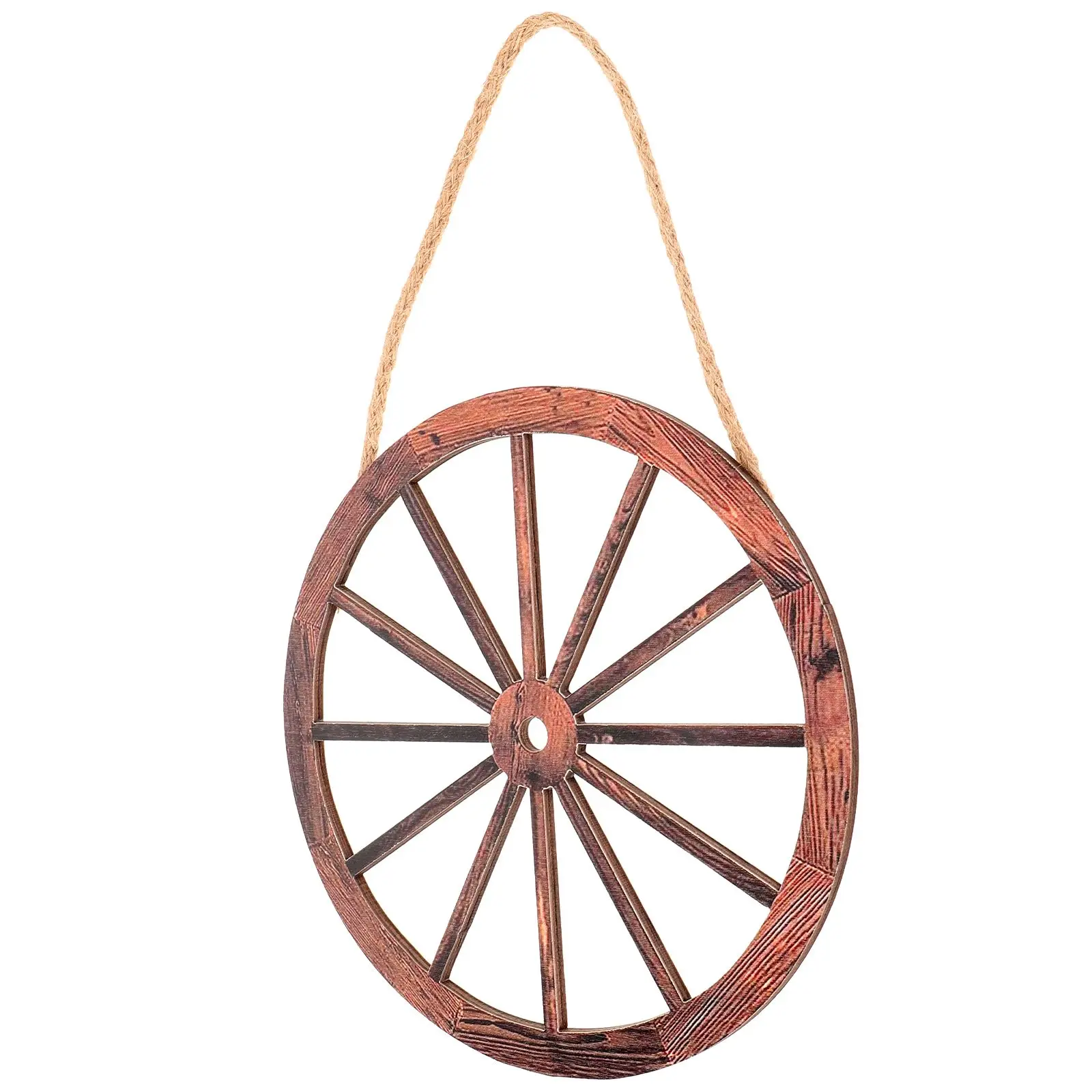 

Rustic Wooden Wall Decor 20x20x0.5CM Vintage Home Office Living Room Ornament Wooden