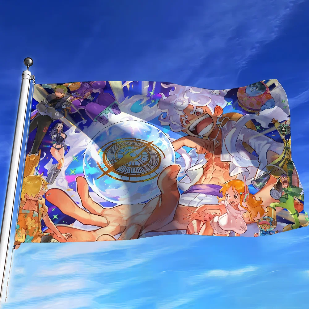 Classic Anime One P-Piece-LuffyS flag For Living Room Home Dorm Decor Wall Outdoor Camping Party Banner Gifts - view 4
