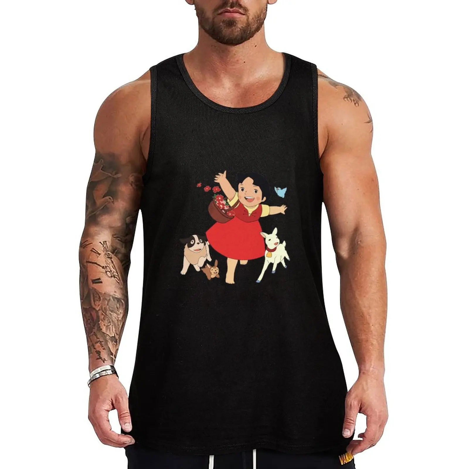Heidi the girl from the Alps Tank Top Performance Athletic Tank Top Workout Running Shirt
