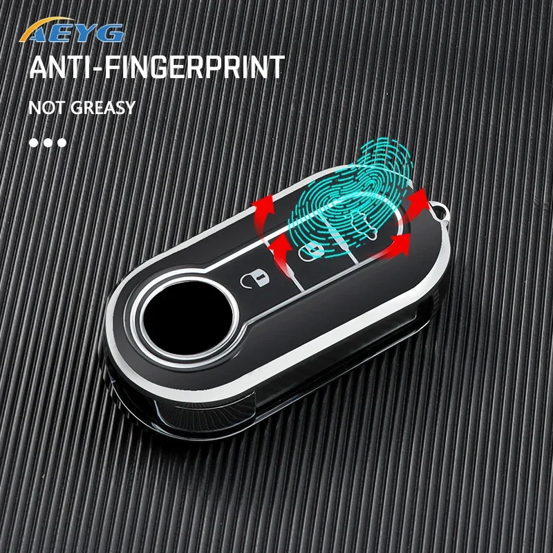 Car Smart Key Case Cover Shell For FIAT 500 Ducato Panda Punto 500L Lancia Musa For Citroen Jumper For Peugeot Boxer Accessories image 4