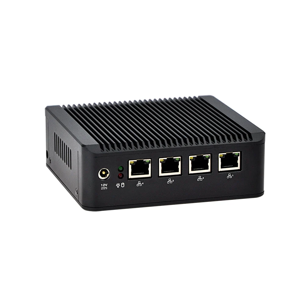 Imagem -04 - Qotom Barebone Mini Computador Nano Itx J1900 N3540 Intel Lan Mini Computador Pfsense Firewall Servidor Linux Ubuntu Fanless Mini pc