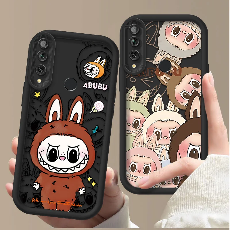 Cute Labubu Cartoon Pattern Silicone Phone Case For Huawei Y9 Prime 2019 Shockproof Soft Cover For Huawei Y9 prime 2019 Fundas