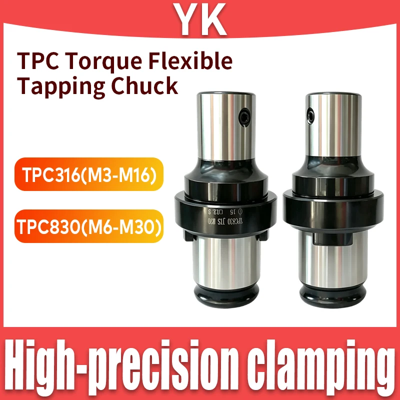 TPC316 TPC830 Torque Protection Tapping Collet Chuck JIS ISO M3-M16 M6-M30 High-precision Flexible Telescopic Tapping Collet