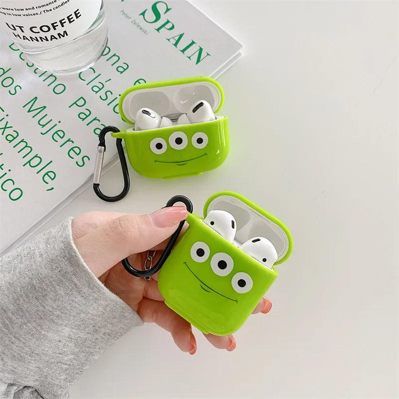 Disney Toy story Alien Lotso custodia protettiva per AirPods 1 2 3 Pro auricolare Bluetooth anime skin shell cover AirPods accessori