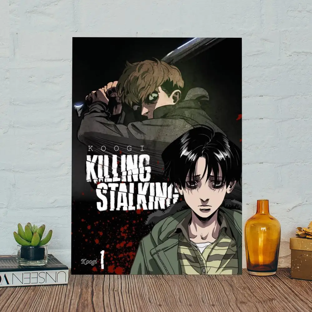 Anime Killing Stalking DIY Sticky Poster Whitepaper Prints Posters Artwork Vintage Decorative Painting