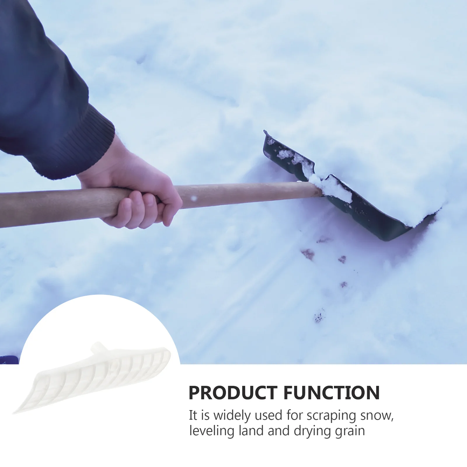 

Snow Scraper Long H Telescopic Shovel Durable Plastic Lightweight Snow Removal Tool Cleaning Broom Anti Freeze Grip H