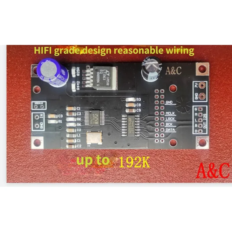 Three Generations of WM8804 Coaxial Receiving Board Beyond CS8412,AK4118 Compatible with Italy Interface I2S Input