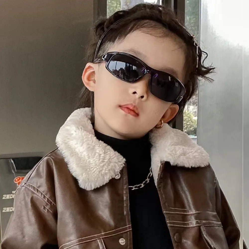 خمر فاسق نظارات شمسية رياضية بنين بنات Y2K نمط القط العين نظارات شمسية مرآة نظارات حديثة الطراز 2000s ريترو ظلال Gafas دي سول #3