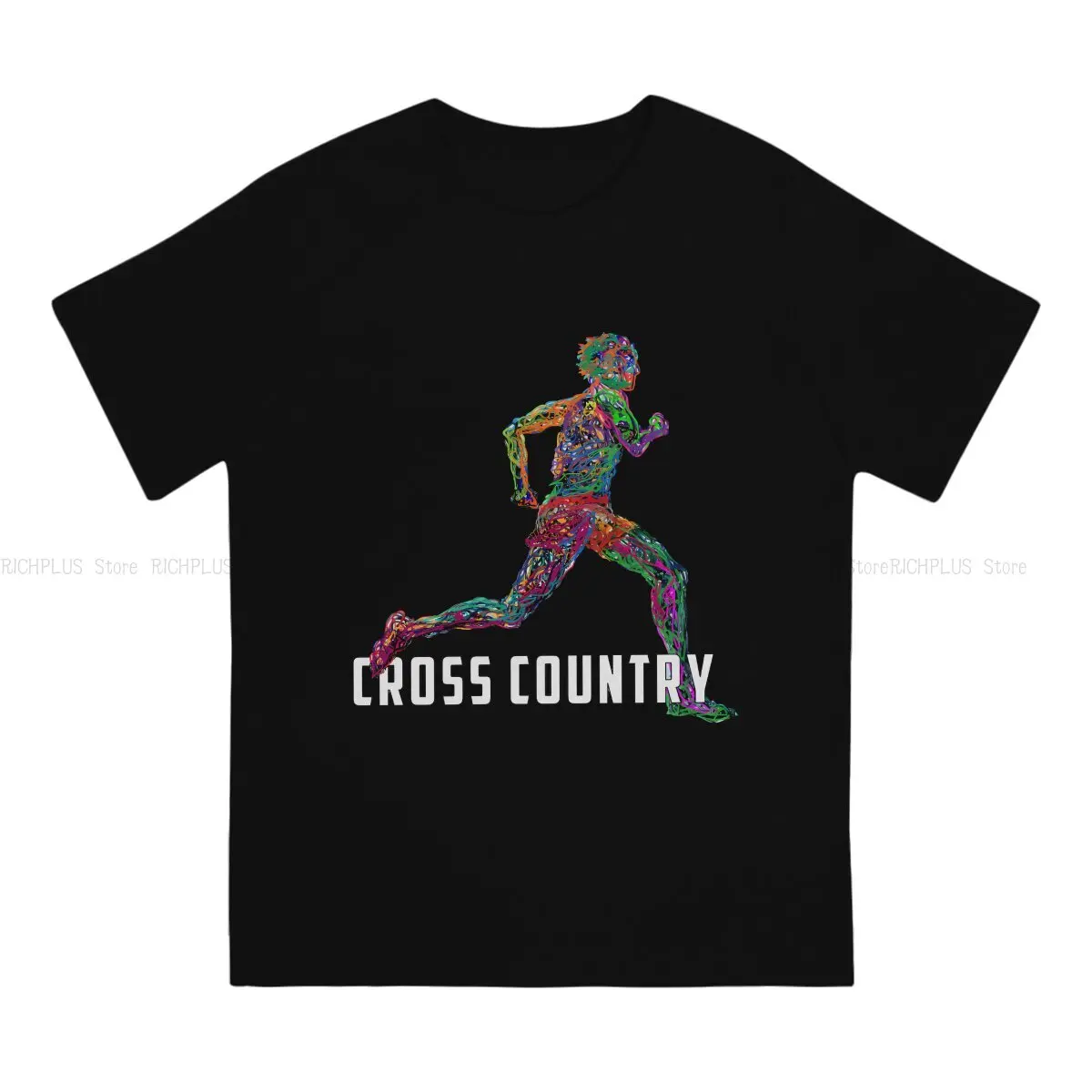 Running Fitness Sports Men's TShirt Wired to Run Cross Country Distinctive T Shirt Original Streetwear Hipster