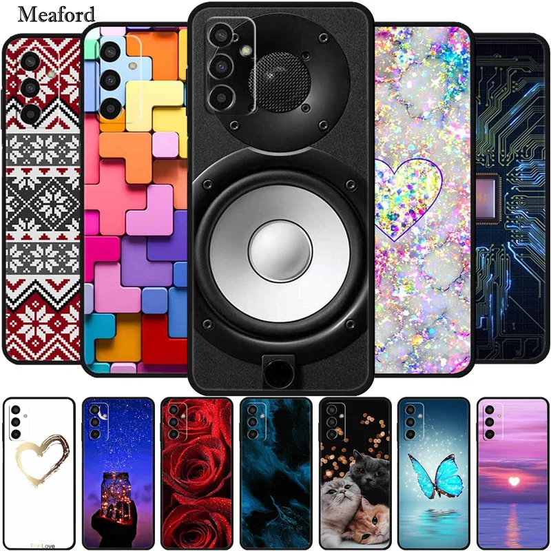 Luxury Case For Samsung Galaxy F13 Soft Silicone Back Cover for Samsung F13 F 13 Phone Case SamsungF13 Shockproof Lovely Funda