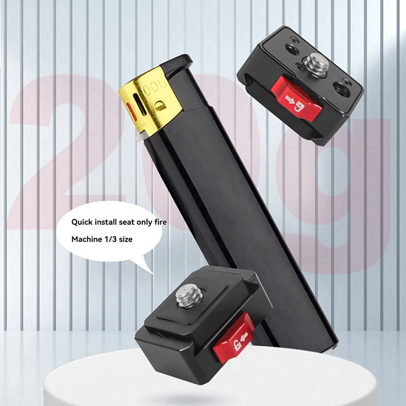

SQPP-2X Anti-Shake Mini Quick-Release Mount Kit Sports Camera Quick-Release Kit Suitable For Fill Light Microphone Monitor