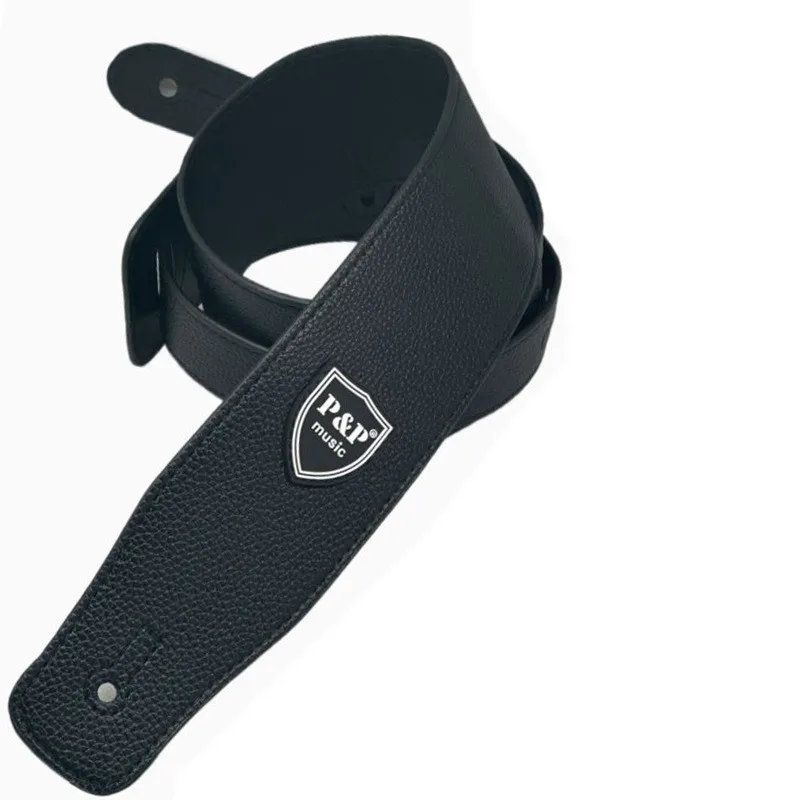 1 Stück P&P Gitarrengurt aus PU-Leder mit fünf Farben zur Auswahl, Gurt für Bass, Akustik- und E-Gitarre, Zubehörteile – Detail 4