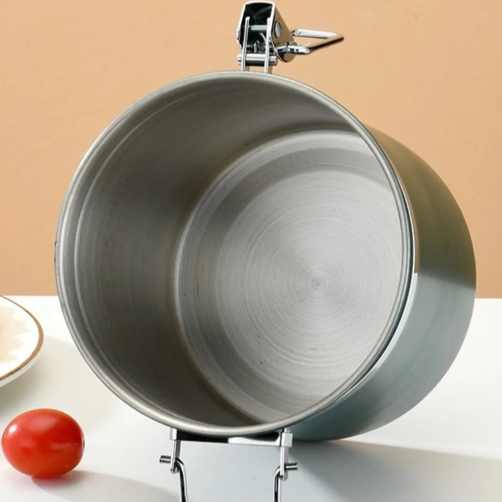 Stainless Steel Box Storage Jar Coffee Bean Tea Container Vent Valve Coffee Damp Proof Storage Box Food Storage Pots