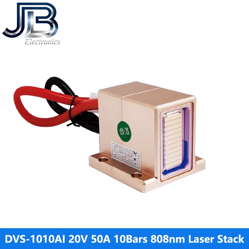

DVS-1010AI 10 бар 20 В 50 А 500 Вт 808 нм Лазерный стек для удаления волос