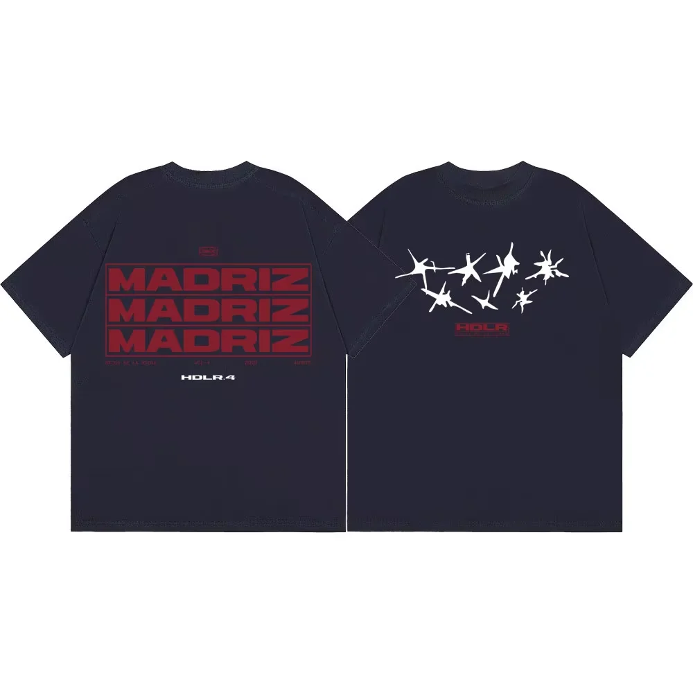 2026 New Natos Y Waor Double Sided Print TShirt, Vintage Hip Hop Themed, Unisex Summer Fashion Short Sleeve Streetwear Top