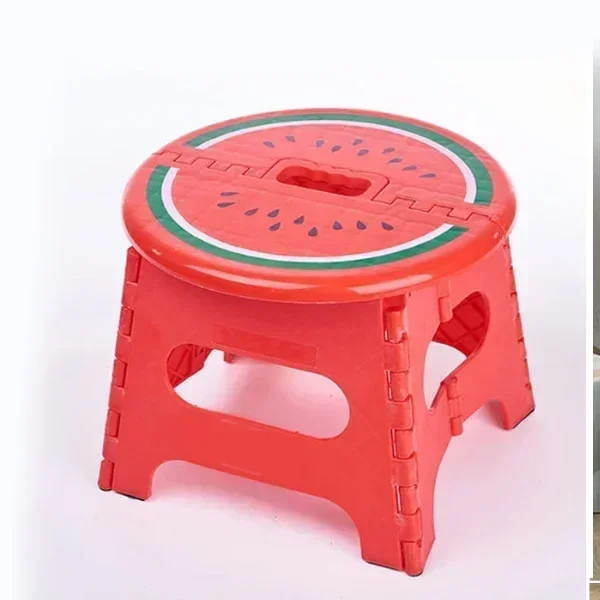 Outdoor Folding Bench for Adults & Kids Children Thickened 2024 Plastic Step Stool Portable Folding Chair Small Bench Stool