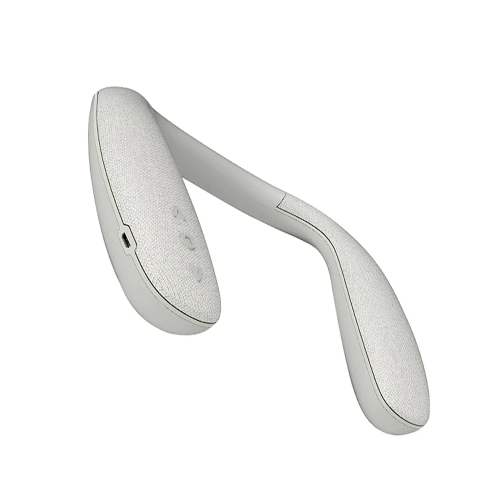 

Wireless Speaker Deep Bass Stereo Sound Audio Hanging Neck Bluetooth-compatible Speaker, Gray