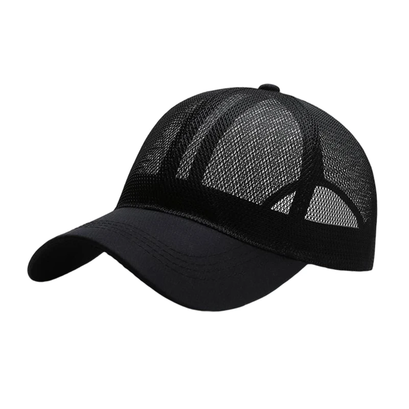 

Full Mesh Cap Firm Comfortable Rigorous Quick Dry UV Protection Sun Shade Cap for Camping Hiking Traveling Cycling Men Women Hat