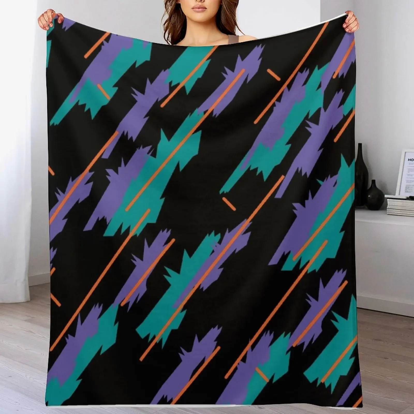 

HKS Tribute Livery Pattern Throw Blanket Plush Fuzzy Cozy Blanket for Couch Sofa