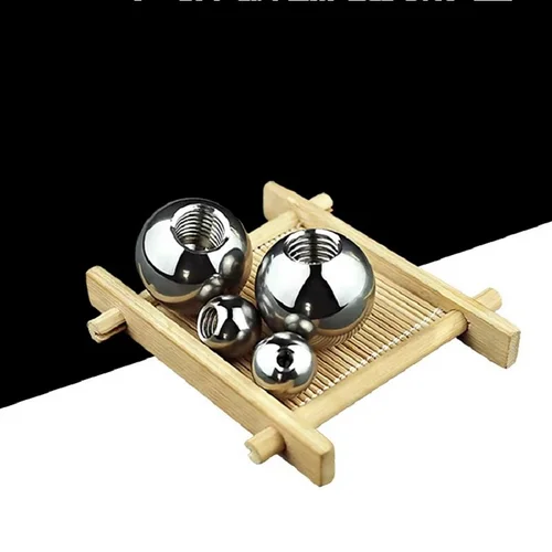 Imagen 2 del producto Rosca métrica, bolas de agujero ciego de medio hilo sólido, 6mm, 8mm, agujero medio pasante, bolas de tuerca M6 M8, cuentas de acero inoxidable 304