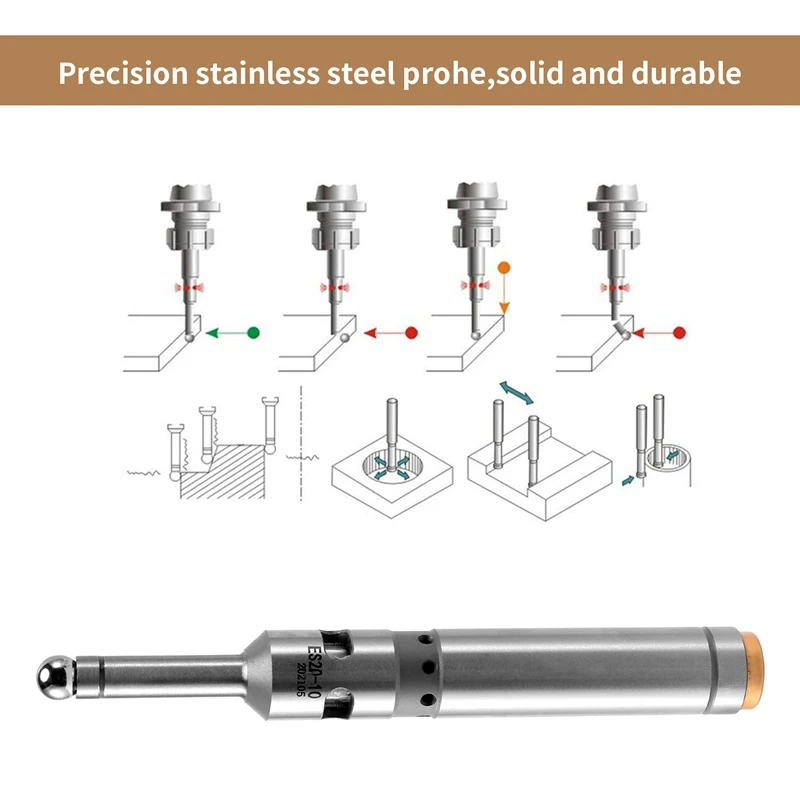 HOT SALE Electronic Edge Finder Led Beep Contact Point Sensor Probe Hardened Precision Ground For Cnc Machine Milling