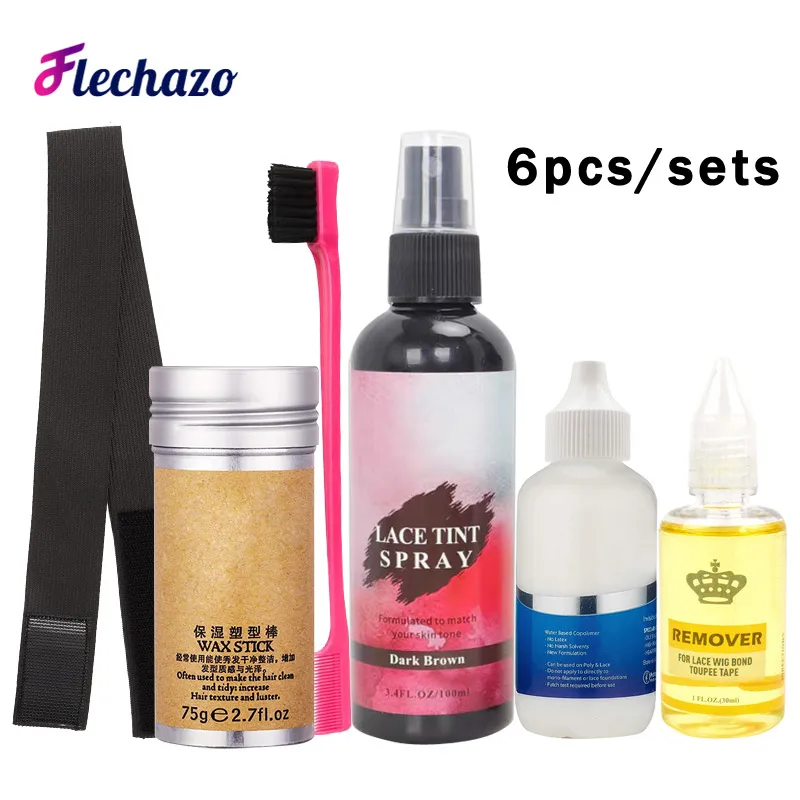 

Affordable Lace Tint Spray Waterproof Wig Glue Lace Melt Band Kit With Everything For Natural Lace Front Wig Beginner Friendly