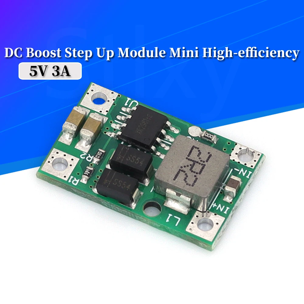 Javino 5V 3A DC Boost Step Up модуль мини высокоэффективный усилитель литиевой батареи 3,7 В зарядное устройство печатная плата мобильный источник питания