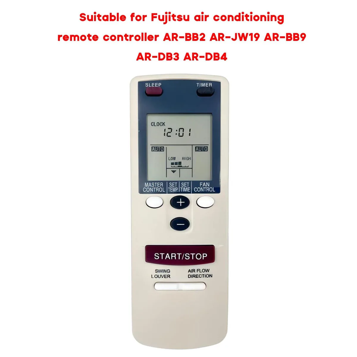 Mando a distancia de repuesto para aire acondicionado Fujitsu AR-BB1 AR-BB2 AR-BB9 AR-DB3 AR-DB4 AR-DB5 AR-DB7 AR-HG1 AR-JW2 AR-JW2/19