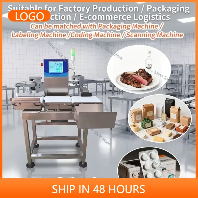 Macinte Waterproof Checkweigher for Cheese Blocks and Shredded Cheese Box High Precision SUS304 Food Grade Weight Checker